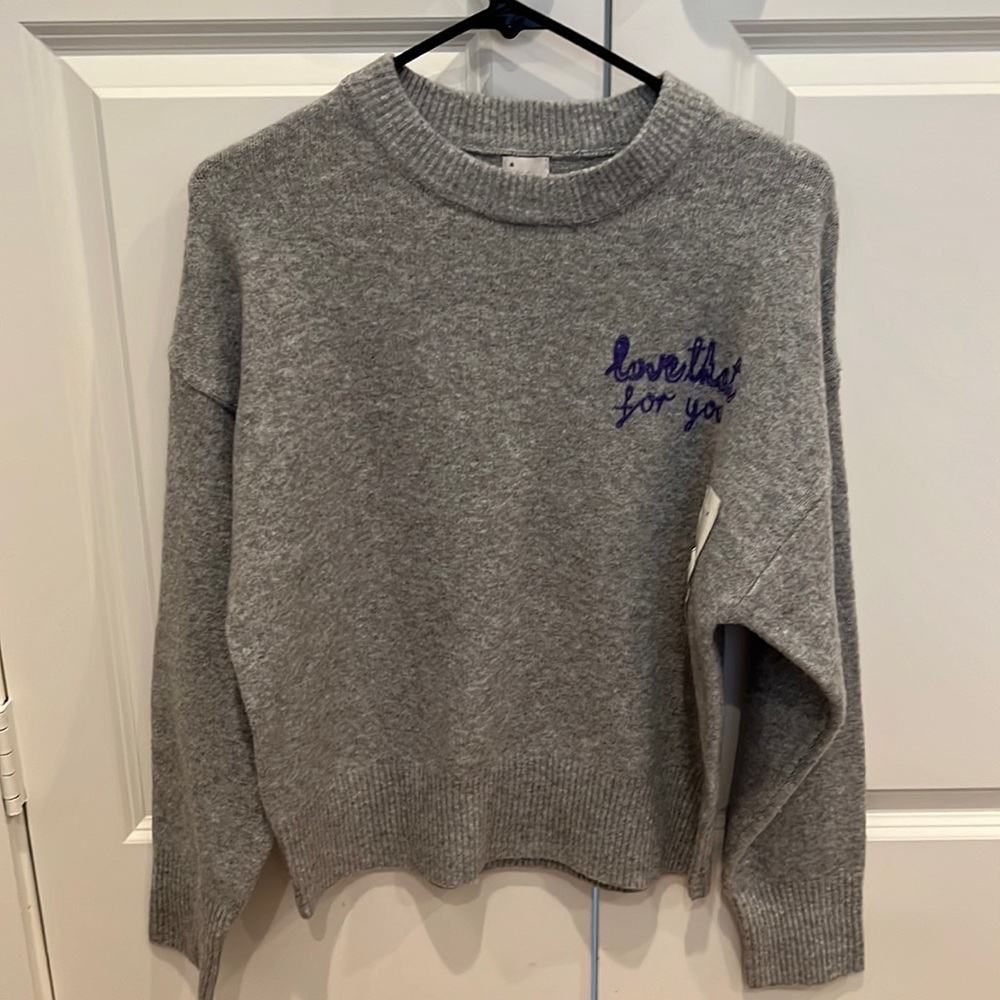 Love that for you (schitts creek) sweater NWT